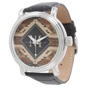 Urinhemska indiankultur Boho-stil monogram Armbandsur