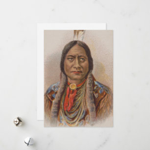 Urinhemska: Lakota Sitting Bull, Reklam för röknin Julkort