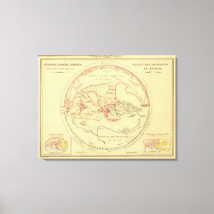 Urinnevånare för Geographie des Grecs Canvastryck