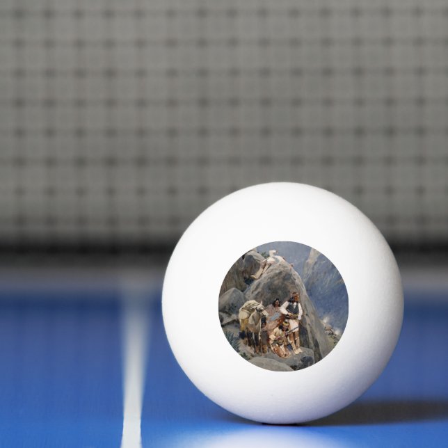 Urinvånar-ikoner: Apachekrigare, USAs kavalleri Pingisboll (Netto)