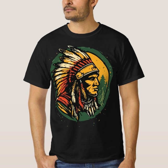 Urinvånare i Nordamerika T Shirt (Framsida)