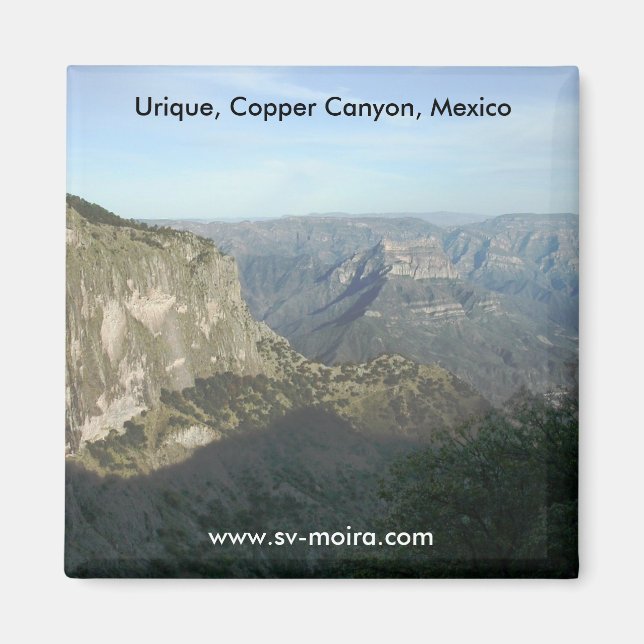 Urique, koppar Canyon, Mexiko Magnet (Framsidan)