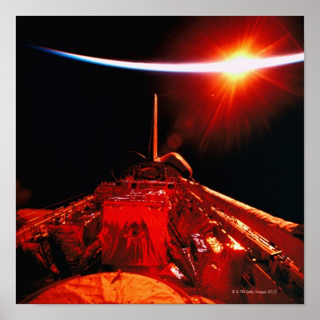 Urklipp från rymd poster (Framsidan)