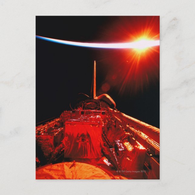 Urklipp från rymd vykort (Framsida)