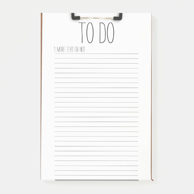 Urklipp med länkad Papper Postit®-anteckning Post-it Block (Framsida)