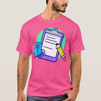 Urklipp, Pappert och med penna T Shirt