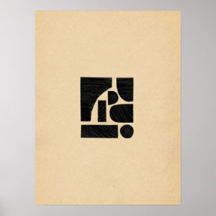 Urklippsformer för abstrakt poster