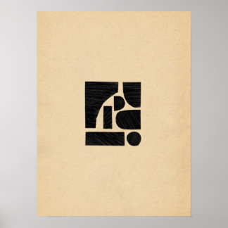 Urklippsformer för abstrakt poster