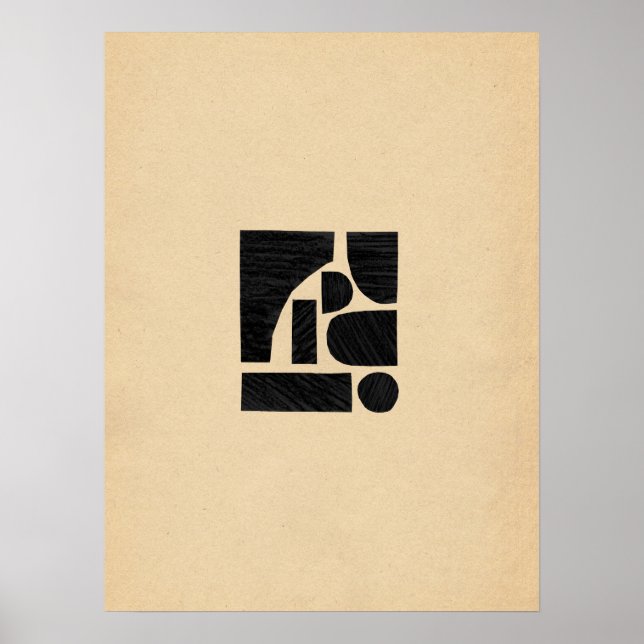 Urklippsformer för abstrakt poster (Framsidan)