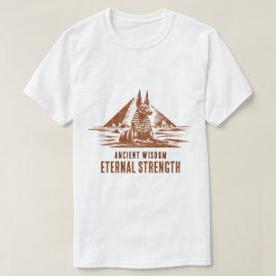 Urkundig Visdom, Evig Styrka - Glitterguld T Shirt