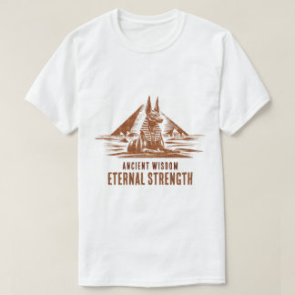 Urkundig Visdom, Evig Styrka - Glitterguld T Shirt