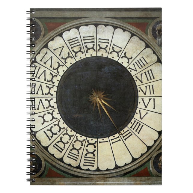Urkundsklockan i Duomo av Paolo Uccello Anteckningsbok (Framsidan)