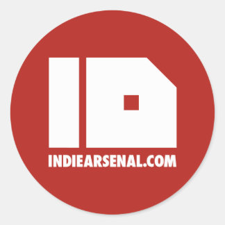 URL-etikett Runt Klistermärke