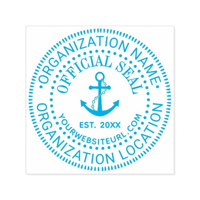 URL-lista för förseglingen Namn Loc Officiell #1 Självfärgande Stämpel (Design)