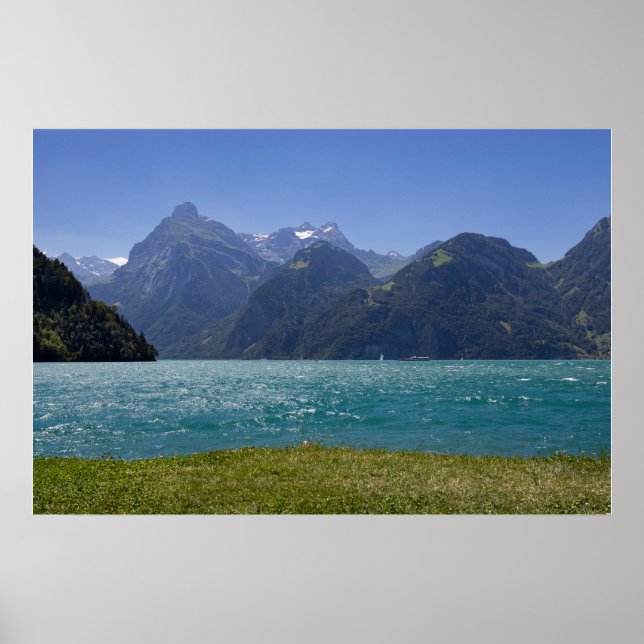 Urnersee Summer View, Schweiz Poster (Framsidan)