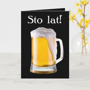 Urodziny - Polskt födelsedagskort åt honom Kort