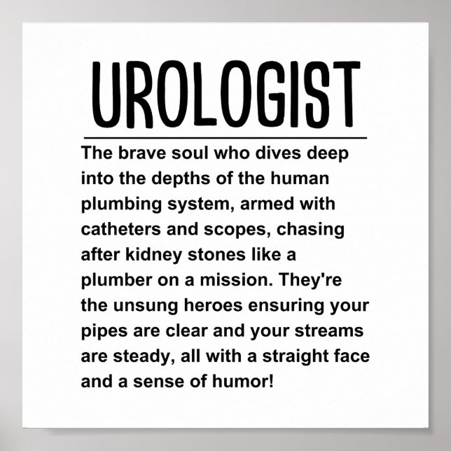 Urolog Poster (Framsidan)