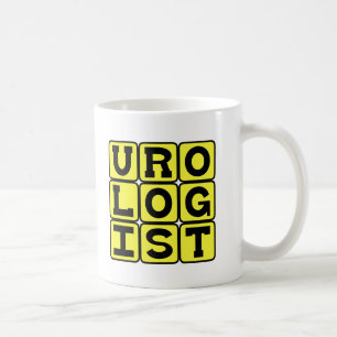 Urolog specialist i urin- områdessystem kaffemugg