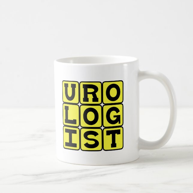 Urolog specialist i urin- områdessystem kaffemugg (Höger)