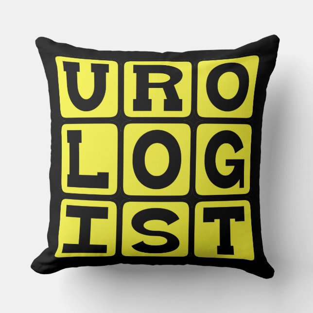 Urolog, specialist på urinvägarna kudde (Framsida)