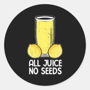 Urolog Vasectomy All Juice No Seeds Runt Klistermärke