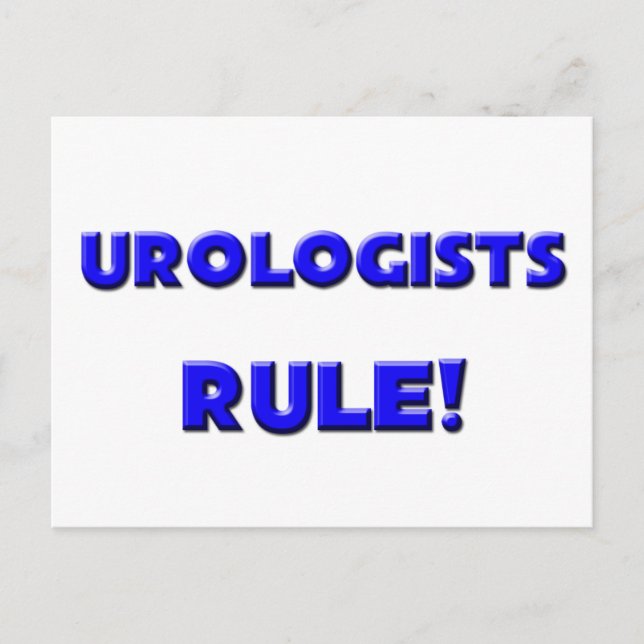 Urologernas regel! vykort (Framsida)