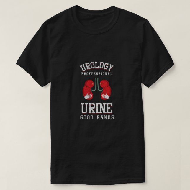 Urologist Urine Bra Händer Urology Puns Urology Ur T Shirt (Design framsida)