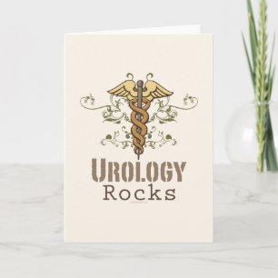 Urology Sten Urolog Greeting Card Kort