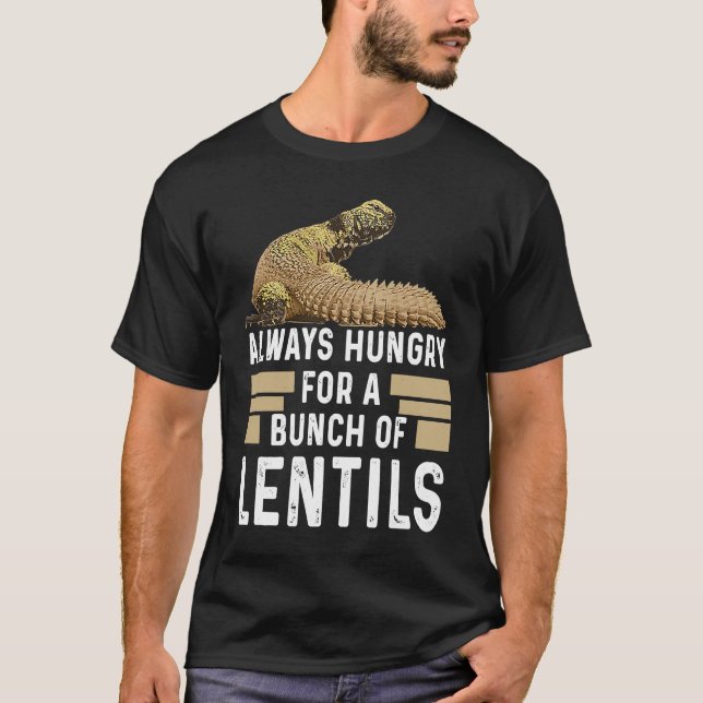 Uromastyx Alltid Hungrig Dabb Lizard T Shirt (Framsida)