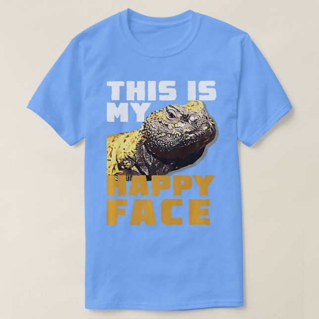 Uromastyx Det här är min Lycklig Ansikte-snåla pet T Shirt (Design framsida)
