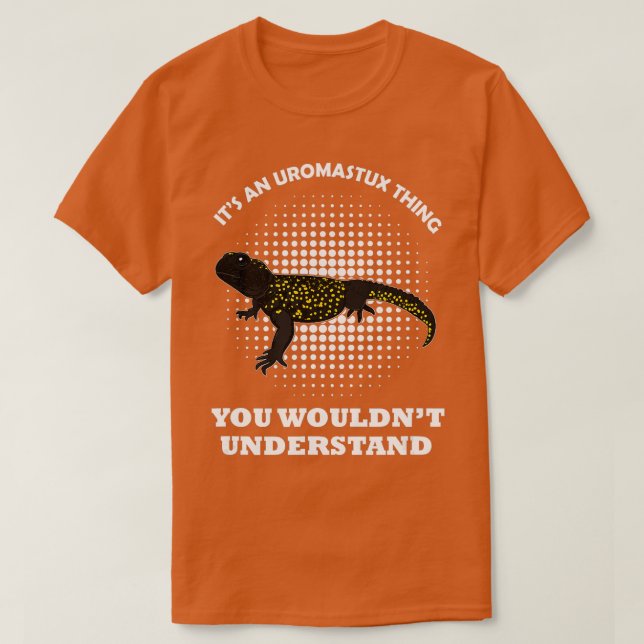 Uromastyx reptile lizard pet terarium biology 8 t shirt (Design framsida)