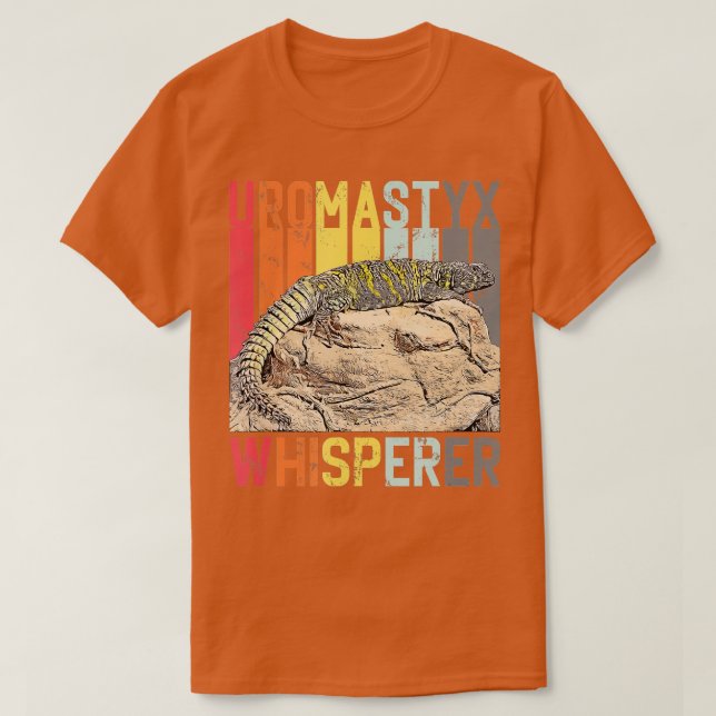 Uromastyx Whisperer Agama Desert Lizard T Shirt (Design framsida)