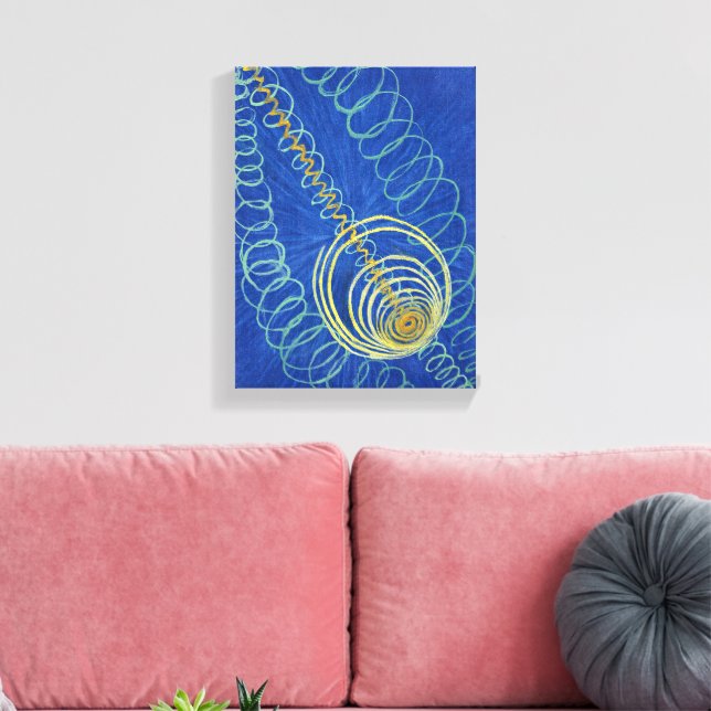 Urpå Chaos 16 | Hilma af Klint | Canvastryck (Insitu (Vardagsrum))