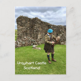 Urquhart Castle i Skottland, Jacobite Man i Kilt Vykort