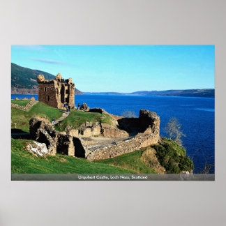 Urquhart Castle, Loch Ness, Skottland Poster