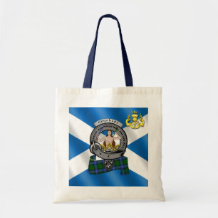 Urquhart Klan Badge & Tartan Tygkasse