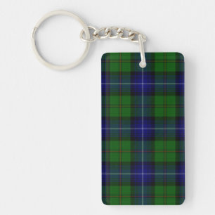 Urquhart tartan blue grönt plaid