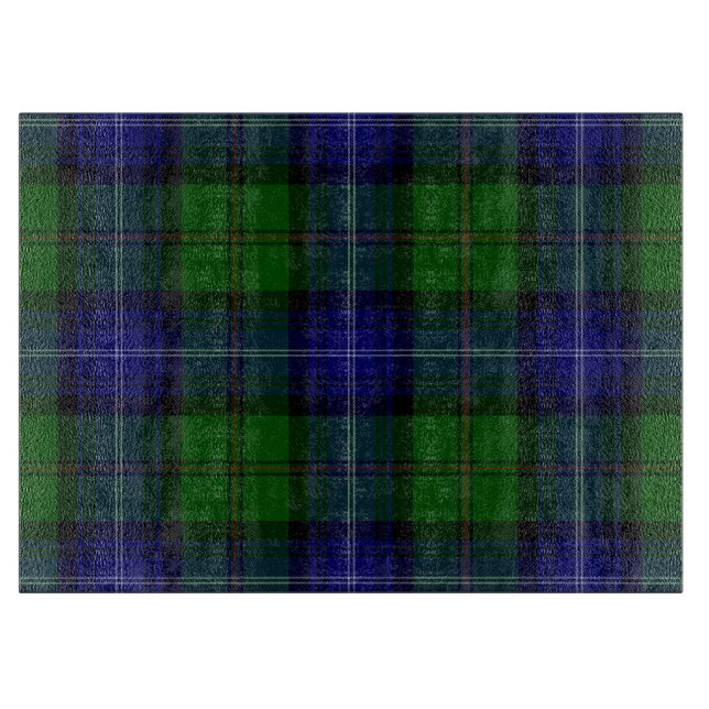 Urquhart tartan blue grönt plaid (Framsidan)