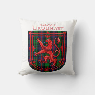 Urquhart Tartan Scottish Play Lejon Rampant Kudde