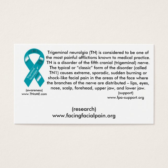 Ursäkta att jag har en TN-attack Visitkort (Framsidan)