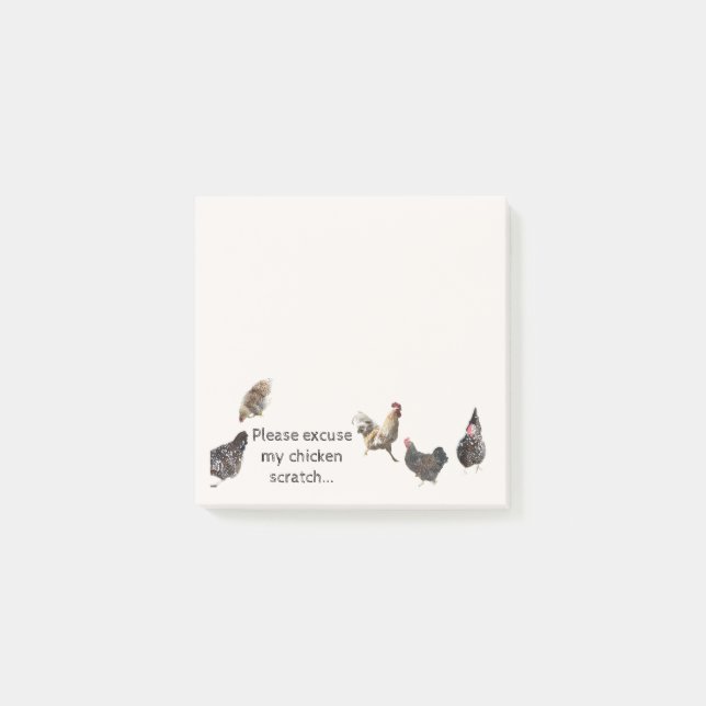 Ursäkta att mina chicksaftnotor post-it block (Framsida)