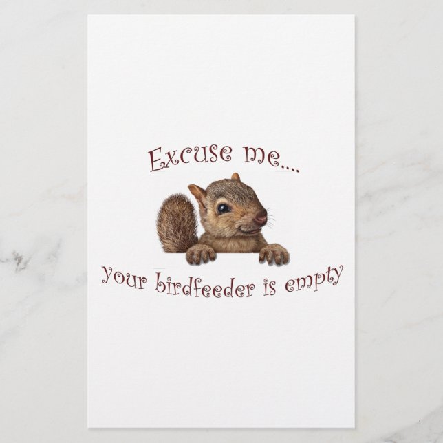 Ursäkta...din fågelmatare är tom (Framsida)