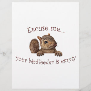 Ursäkta...din fågelmatare är tom