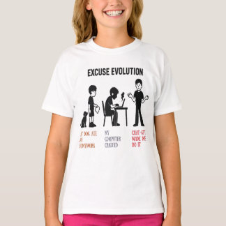 "Ursäkta evolutionen" är roligt. T Shirt