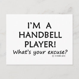 Ursäkta handklocksspelaren vykort