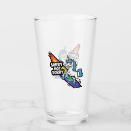 Ursäkta inte Unicorn Glas Kopp