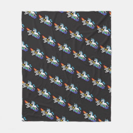 Ursäkta Inte Ursäkta Enhörning Fleecefilt