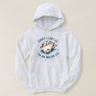 "Ursäkta jag kan inte gå, jag är en inomhuskatta" T Shirt
