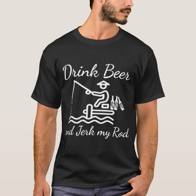 Ursäkta. Kan inte. Fiske. Hej då. regnbåge T Shirt (Framsida)
