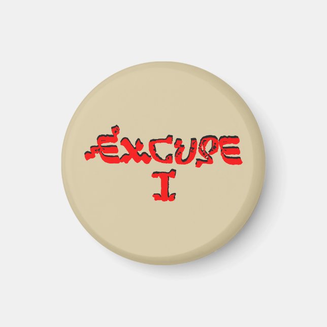 Ursäkta Magnet (Framsidan)